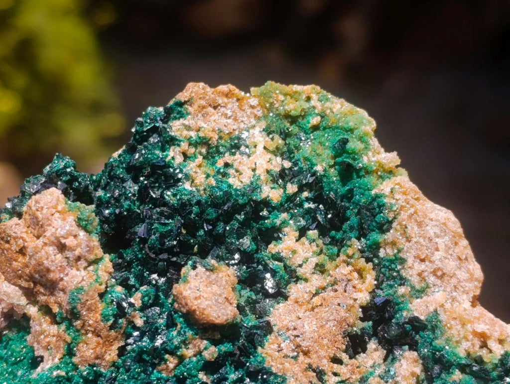 Natural Large Cabinet Crystalline Malachite Specimen x 1 From Kolwezi, Congo