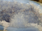 Polished Large Blue Lace Agate Standing Free Form x 1 From Nsanje, Malawi - Toprock Gemstones and Minerals 