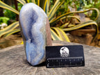Polished Large Blue Lace Agate Standing Free Form x 1 From Nsanje, Malawi - Toprock Gemstones and Minerals 
