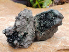 Natural Libethenite Crystals on Dolomite Matrix Specimens x 12 From Shituru, Congo
