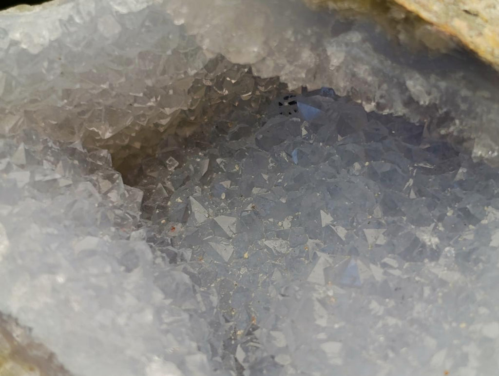 Natural Blue Lace Agate Geode Specimens x 6 From Nsanje, Malawi - Toprock Gemstones and Minerals 