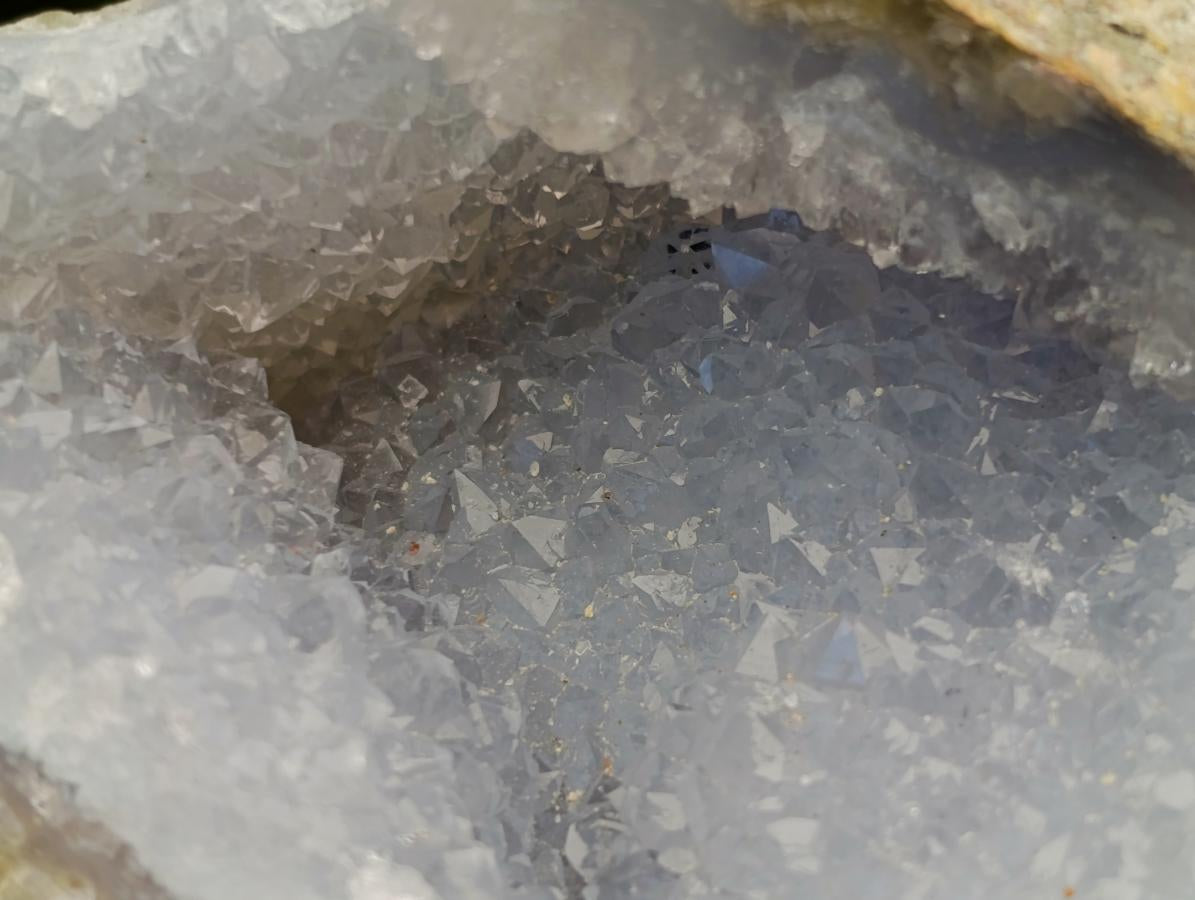 Natural Blue Lace Agate Geode Specimens x 6 From Nsanje, Malawi - Toprock Gemstones and Minerals 