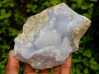 Natural Blue Lace Agate Geode Specimens x 6 From Nsanje, Malawi - Toprock Gemstones and Minerals 