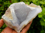 Natural Blue Lace Agate Geode Specimens x 6 From Nsanje, Malawi - Toprock Gemstones and Minerals 