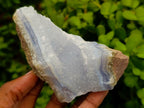 Natural Blue Lace Agate Geode Specimens x 6 From Nsanje, Malawi - Toprock Gemstones and Minerals 