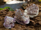 Natural Rare Amethyst Asylum Quartz Clusters x 35 From Luena, Congo