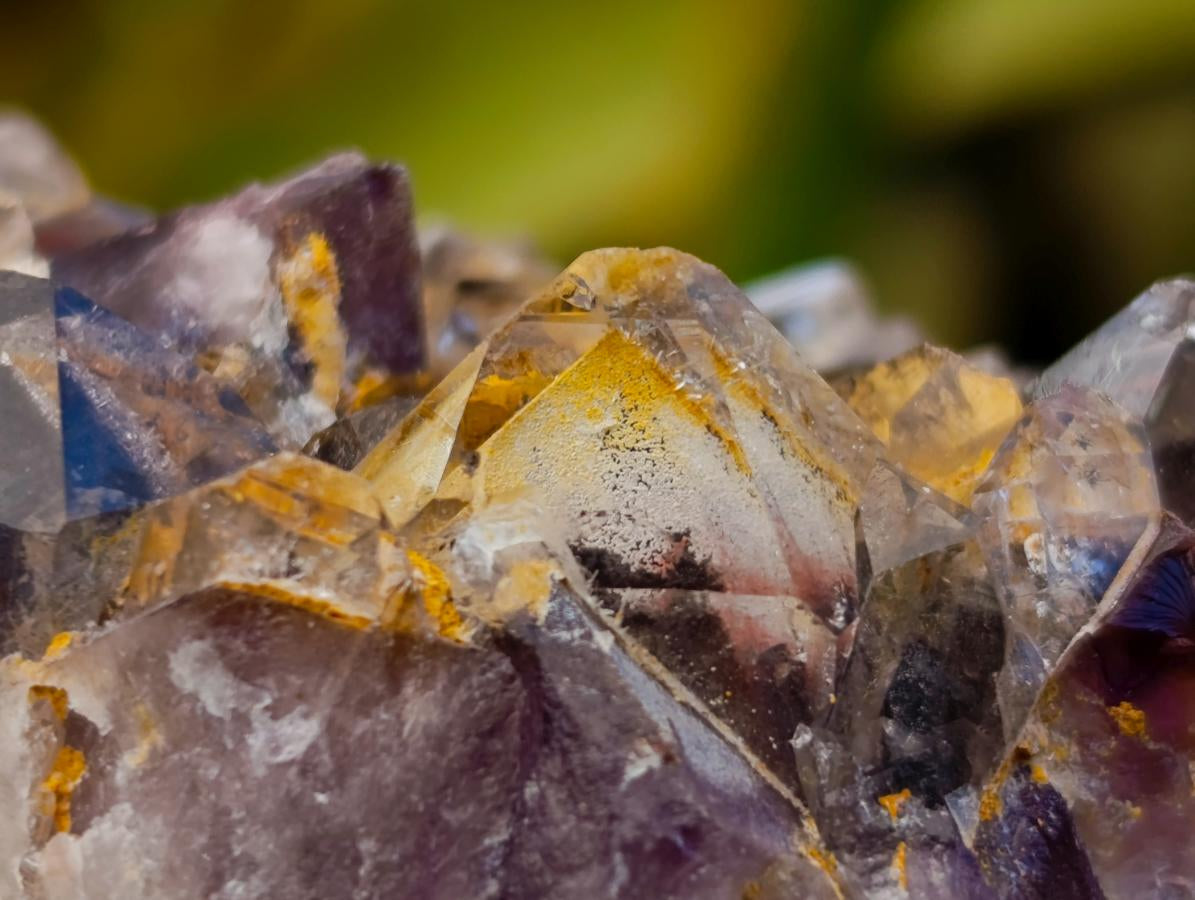 Natural Rare Amethyst Asylum Quartz Clusters x 35 From Luena, Congo