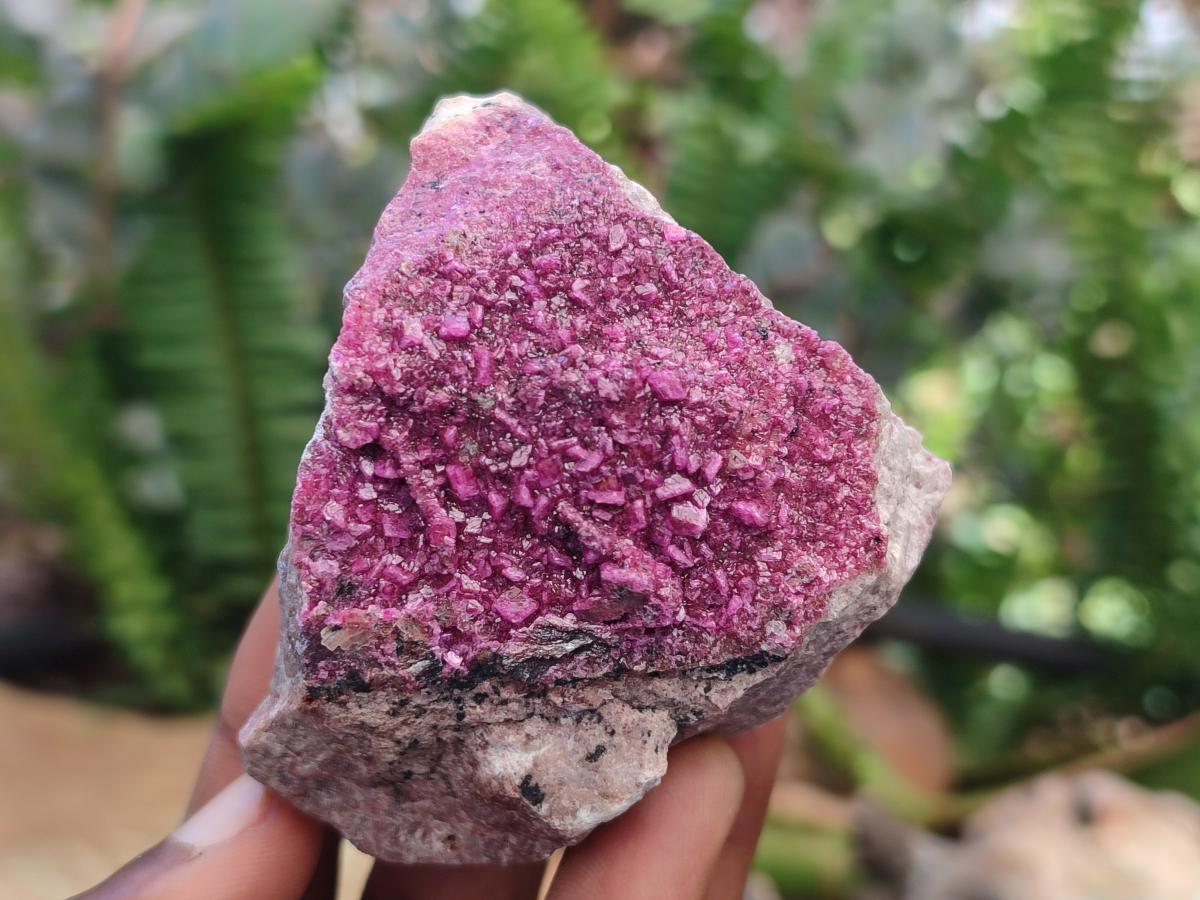 Natural Salrose Cobaltoan Dolomite Specimens with Silky Malachite Crystals x 6 From Kakanda, Congo - Toprock Gemstones and Minerals 