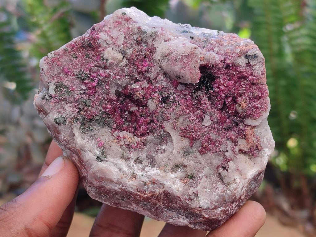 Natural Salrose Cobaltoan Dolomite Specimens with Silky Malachite Crystals x 6 From Kakanda, Congo - Toprock Gemstones and Minerals 