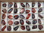 Polished Red Shashe River Agate Galet Free Forms x 35 From Shashe River, Zimbabwe - Toprock Gemstones and Minerals 