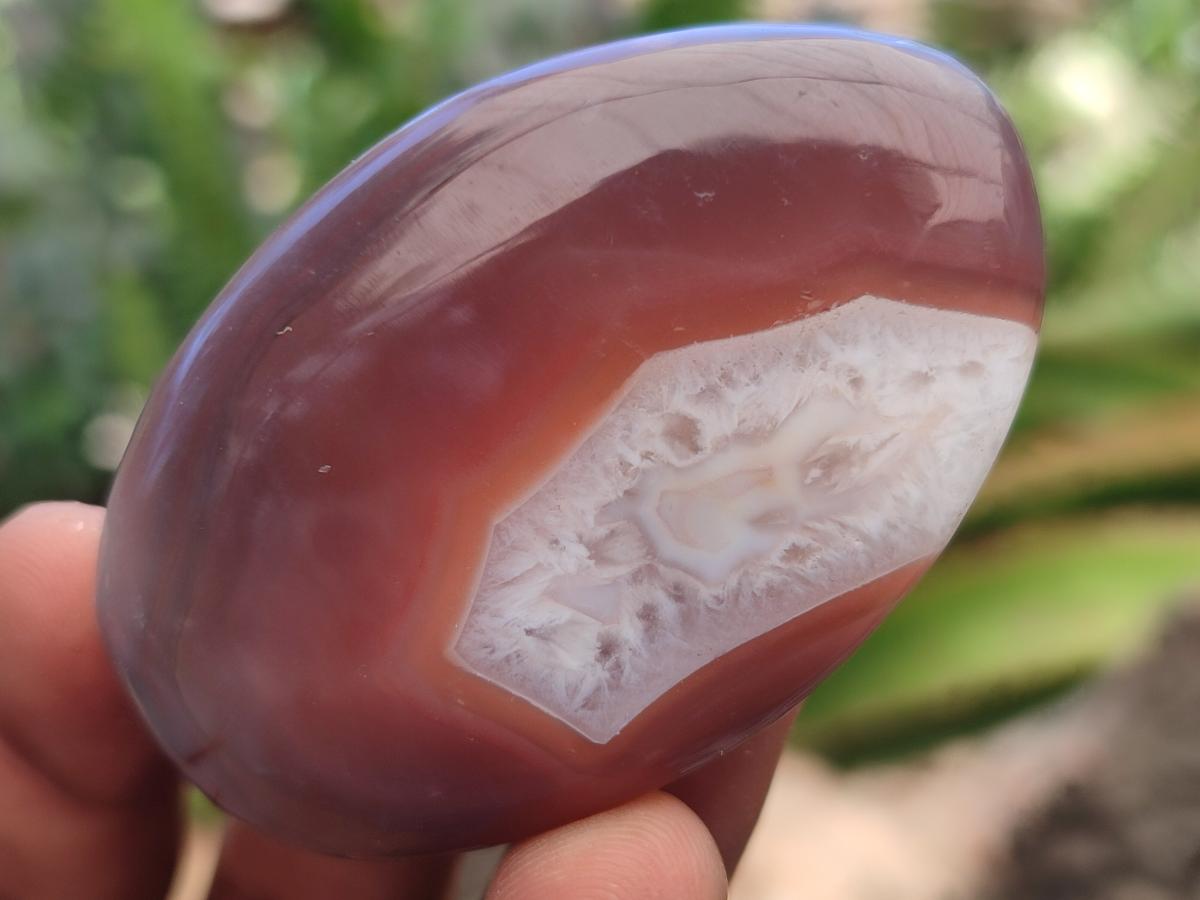 Polished Red Shashe River Agate Galet Free Forms x 35 From Shashe River, Zimbabwe - Toprock Gemstones and Minerals 
