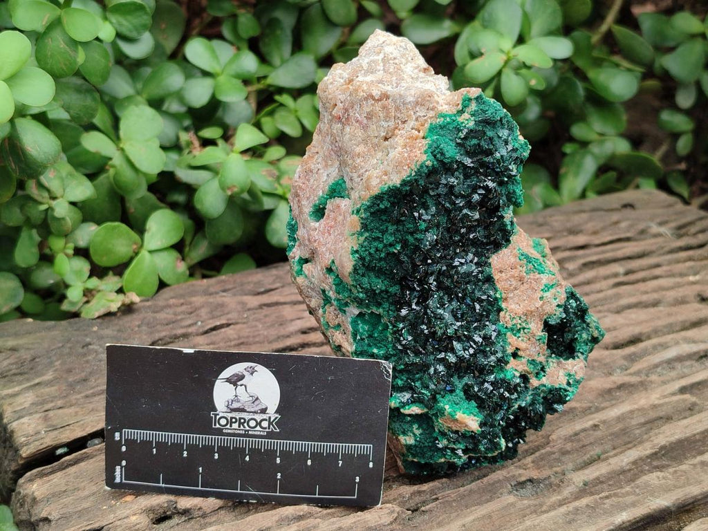 Natural Large Crystalline Malachite Specimen x 1 From Kolwezi, Congo - Toprock Gemstones and Minerals 