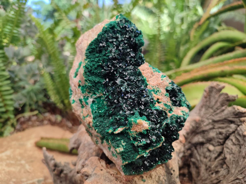 Natural Large Crystalline Malachite Specimen x 1 From Kolwezi, Congo - Toprock Gemstones and Minerals 