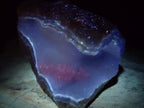 Natural Blue Lace Agate Geode Specimens x 3 From Nsanje, Malawi - Toprock Gemstones and Minerals 
