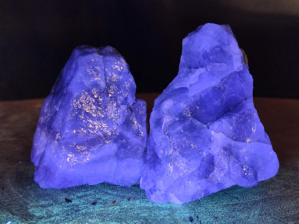 Natural Watermelon Fluorite Cobbed Specimens x 14 From Uis, Namibia