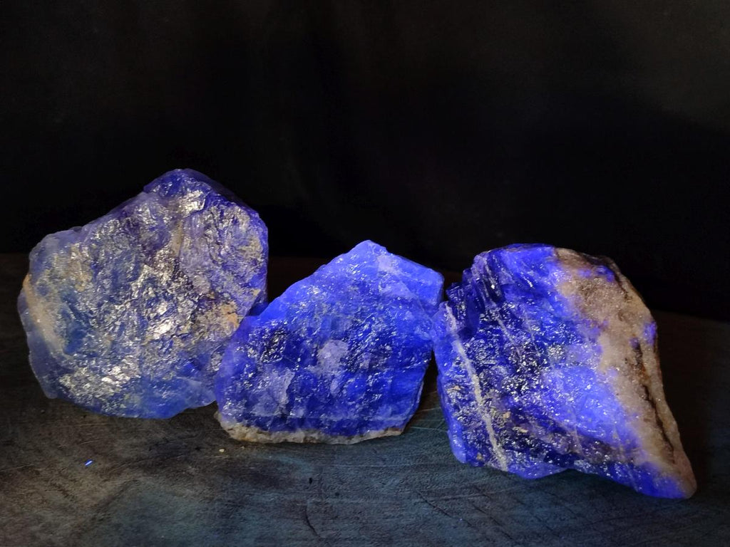 Natural Watermelon Fluorite Cobbed Specimens x 14 From Uis, Namibia