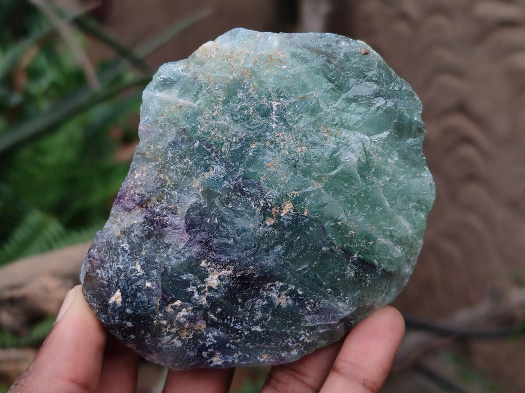 Natural Watermelon Fluorite Cobbed Specimens x 14 From Uis, Namibia