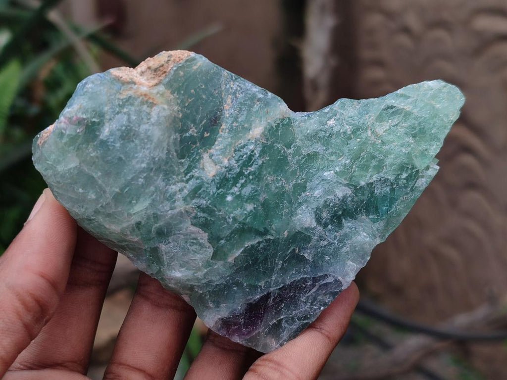 Natural Watermelon Fluorite Cobbed Specimens x 14 From Uis, Namibia