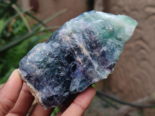 Natural Watermelon Fluorite Cobbed Specimens x 14 From Uis, Namibia