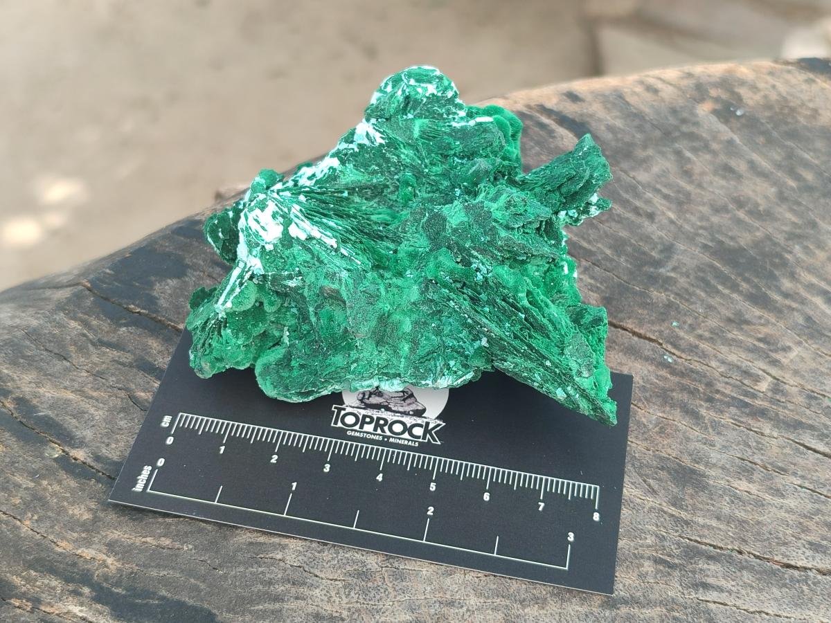 Natural Rare Malachite Pseudomorph Specimens x 6 From Kolwezi, Congo