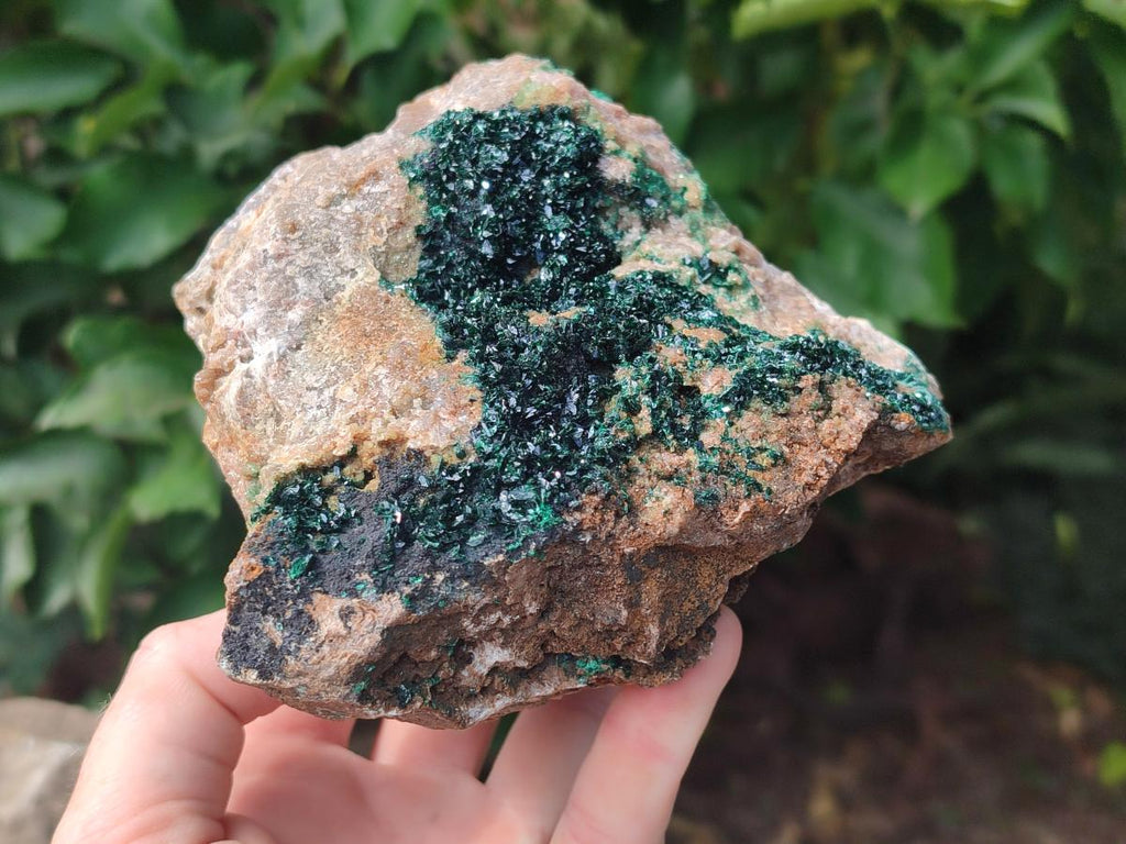 Natural Large Crystalline Malachite Specimen x 1 From Tenke Fungurume, Congo - Toprock Gemstones and Minerals 