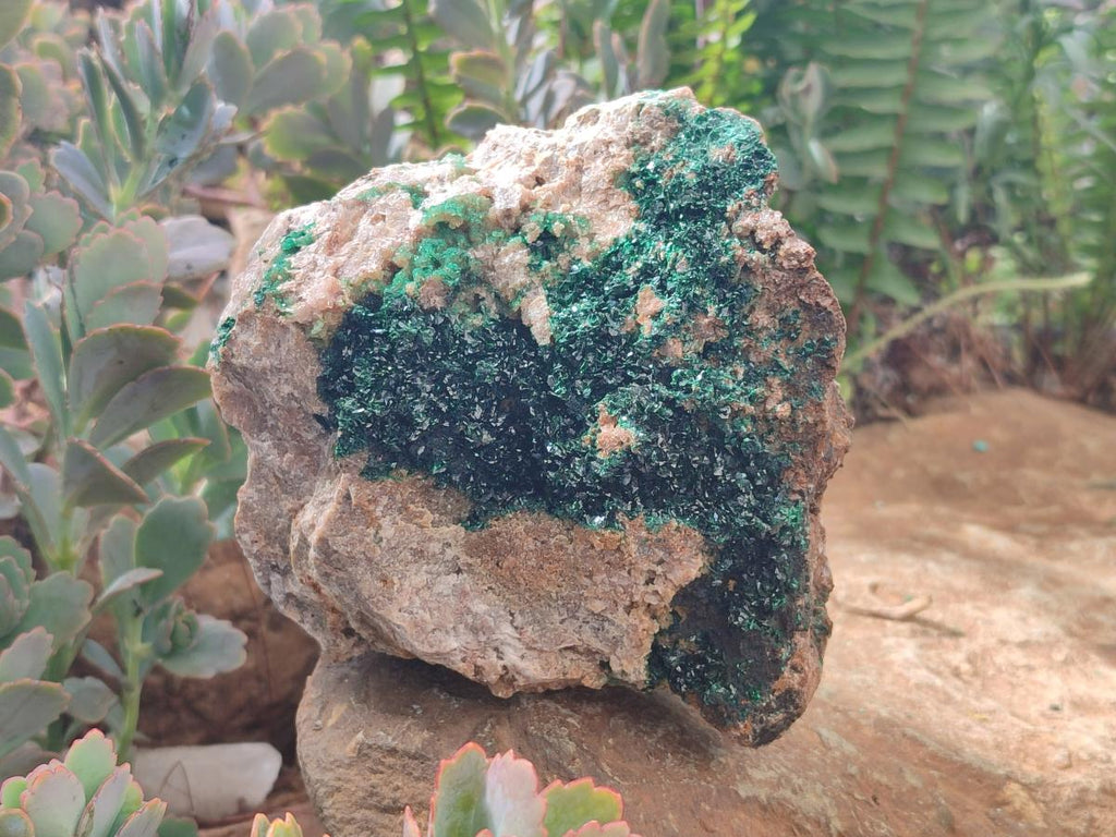 Natural Large Crystalline Malachite Specimen x 1 From Tenke Fungurume, Congo - Toprock Gemstones and Minerals 