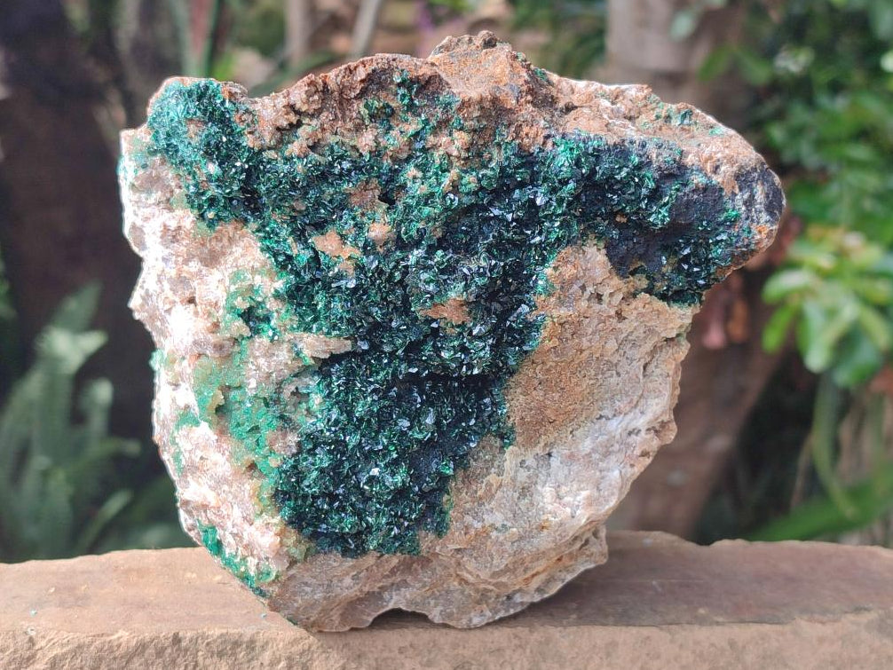 Natural Large Crystalline Malachite Specimen x 1 From Tenke Fungurume, Congo