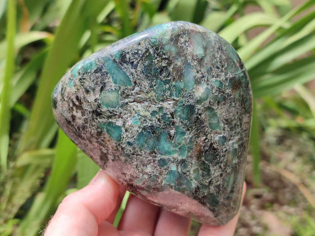Polished Emerald Mica 'Mutokolite' Standing Free Forms x 2 From Mutoko, Zimbabwe - Toprock Gemstones and Minerals 