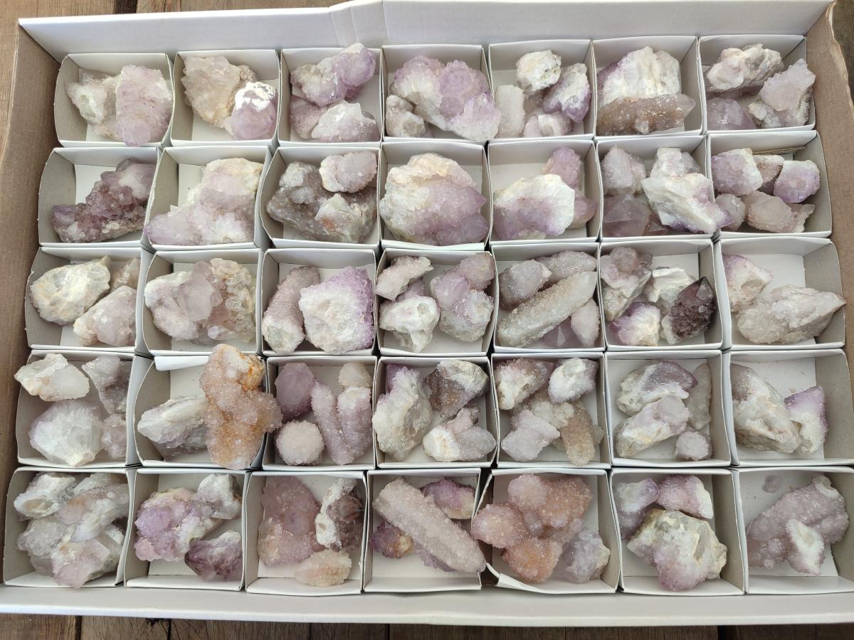 Natural Mixed Spirit Quartz Crystals And Clusters x 88 From Boekenhouthoek, South Africa - Toprock Gemstones and Minerals 