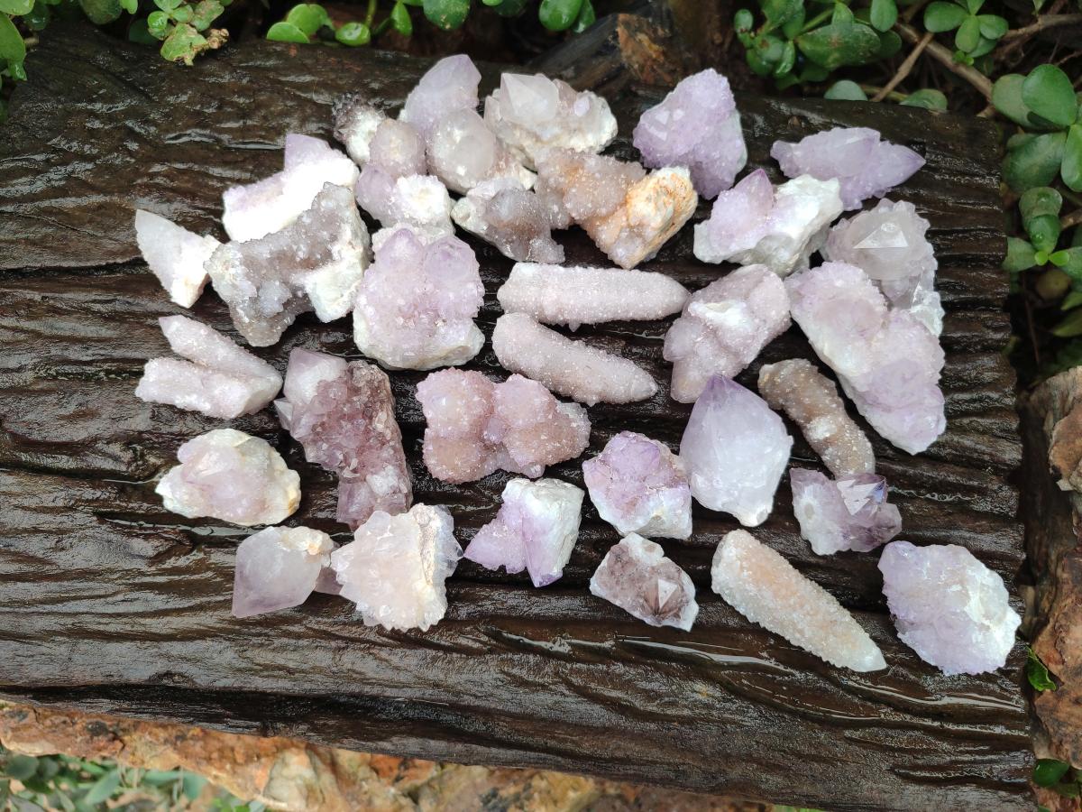 Natural Mixed Spirit Quartz Crystals And Clusters x 88 From Boekenhouthoek, South Africa - Toprock Gemstones and Minerals 