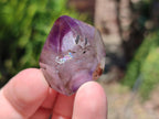 Polished Smokey Amethyst Window Crystals x 20 From Akansobe, Madagascar