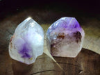 Polished Smokey Amethyst Window Crystals x 20 From Akansobe, Madagascar