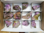 Natural Large Stichtite Cobbed Specimens x 12 From Barberton, South Africa