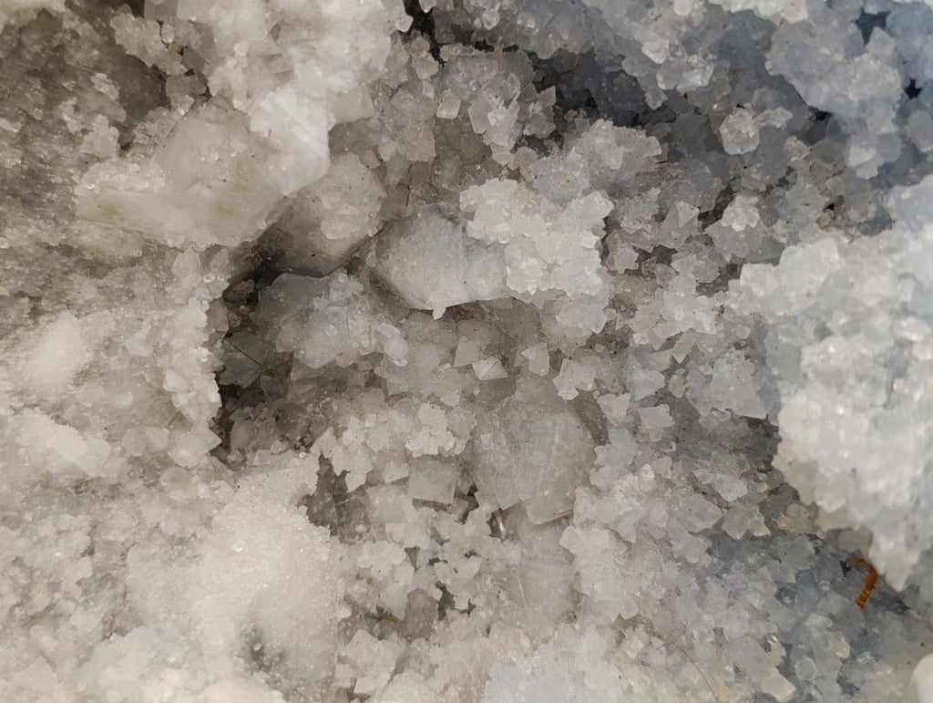Polished Large Blue Celestite Geode Specimen x 1 From Sakoany, Madagascar - Toprock Gemstones and Minerals 