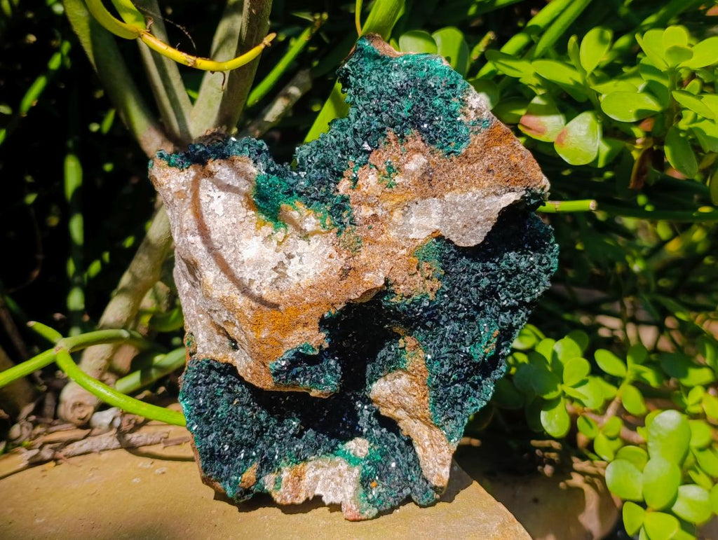 Natural Large Crystalline Malachite Specimen x 1 From Tenke Fungurume, Congo - Toprock Gemstones and Minerals 