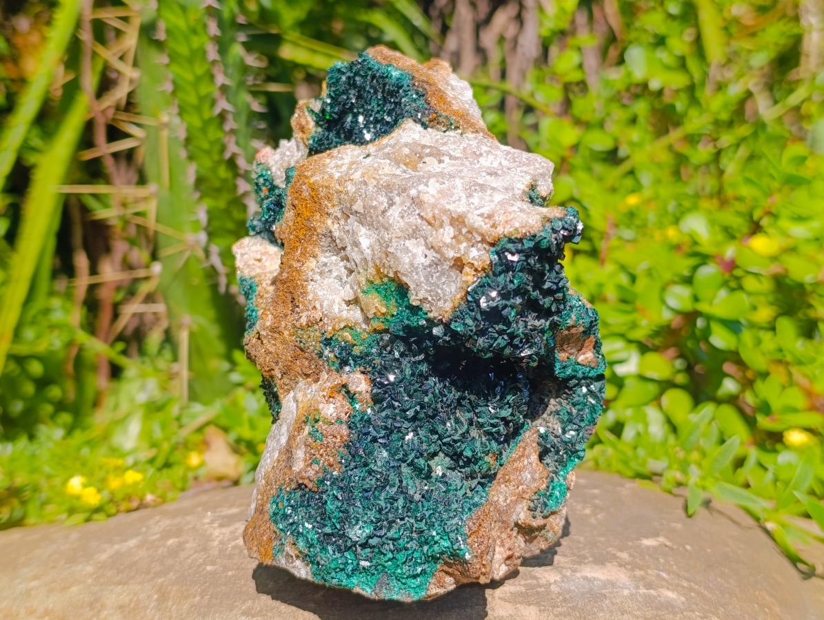 Natural Large Crystalline Malachite Specimen x 1 From Tenke Fungurume, Congo - Toprock Gemstones and Minerals 