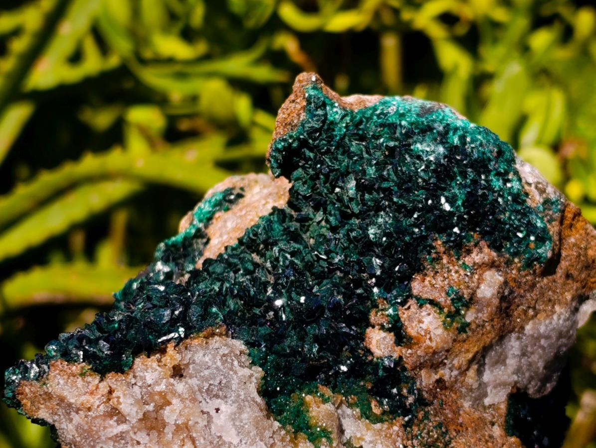 Natural Large Crystalline Malachite Specimen x 1 From Tenke Fungurume, Congo