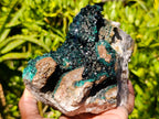 Natural Large Crystalline Malachite Specimen x 1 From Tenke Fungurume, Congo - Toprock Gemstones and Minerals 