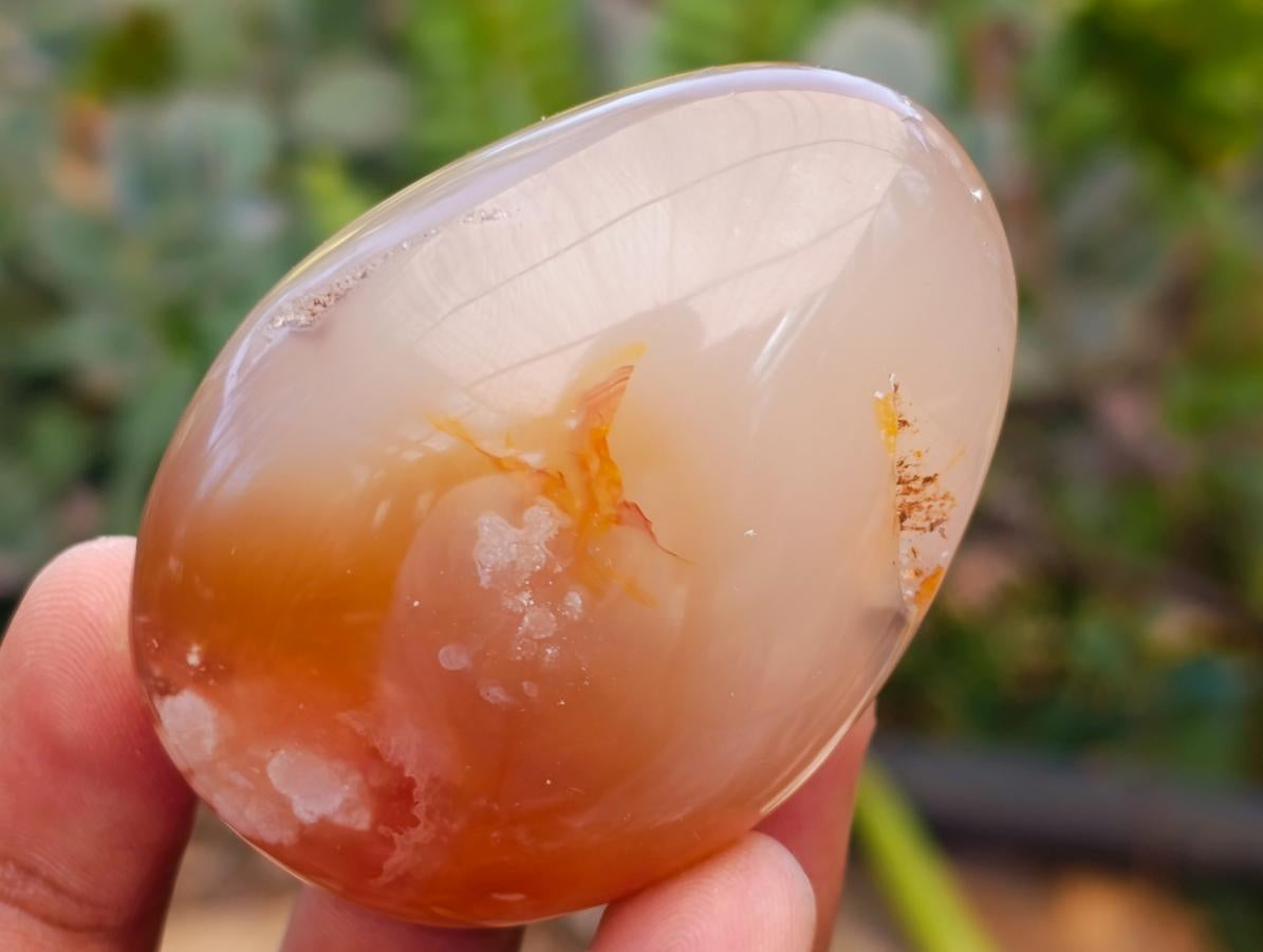 Polished Flower Agate Palm Stones x 26 From Antsahalova, Madagascar - Toprock Gemstones and Minerals 