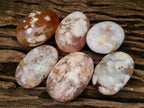 Polished Flower Agate Palm Stones x 26 From Antsahalova, Madagascar - Toprock Gemstones and Minerals 