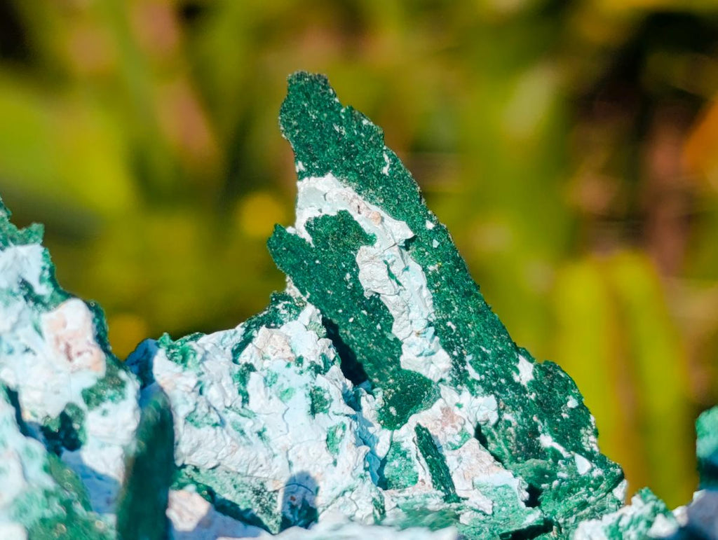 Natural Rare Malachite Pseudomorph Specimens x 2 From Kolwezi, Congo