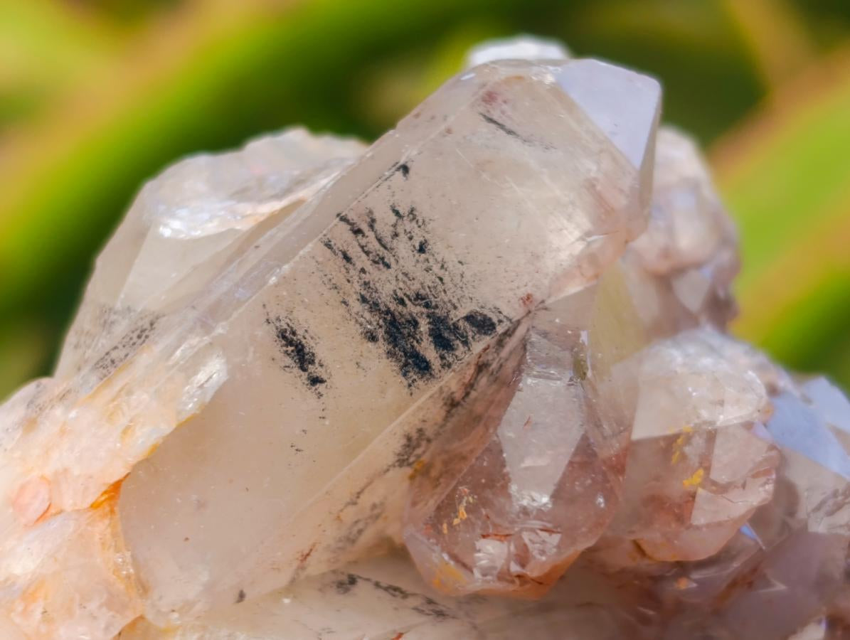 Natural Red Hematoid Quartz Crystal Clusters x 12 From Karoi, Zimbabwe