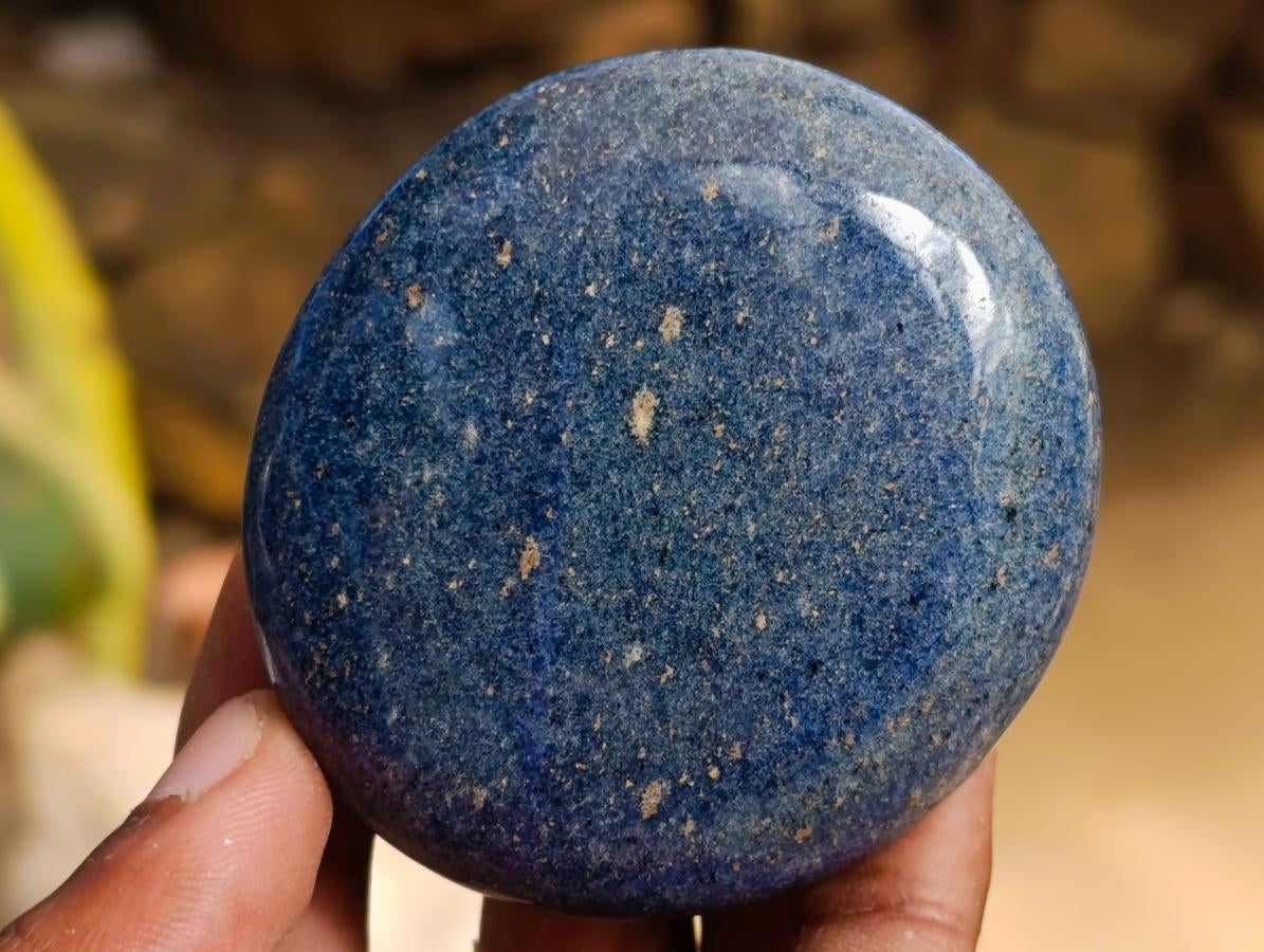 Polished Lazulite Galets x 12 From Madagascar - Toprock Gemstones and Minerals 