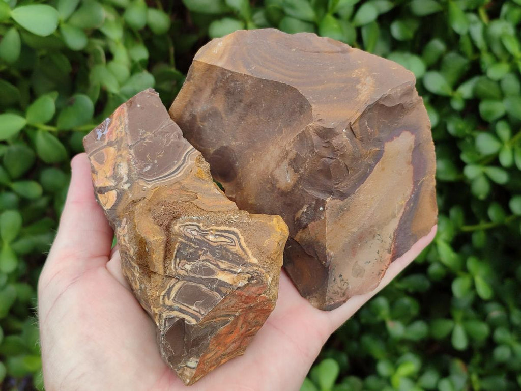 Natural Nguni Jasper Cobbed Specimens x 12 From Northern Cape, South Africa