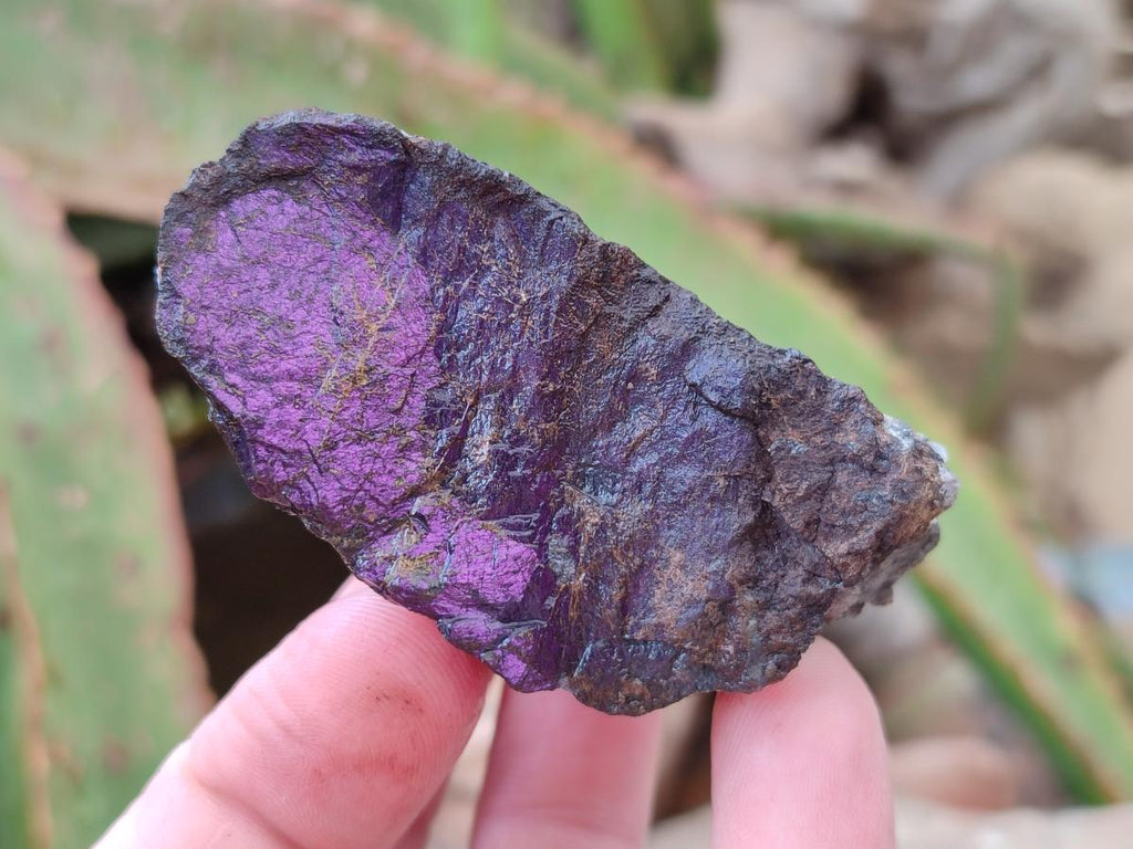 Natural Metallic Cobbed Purpurite Specimens x 35 From Erongo, Namibia