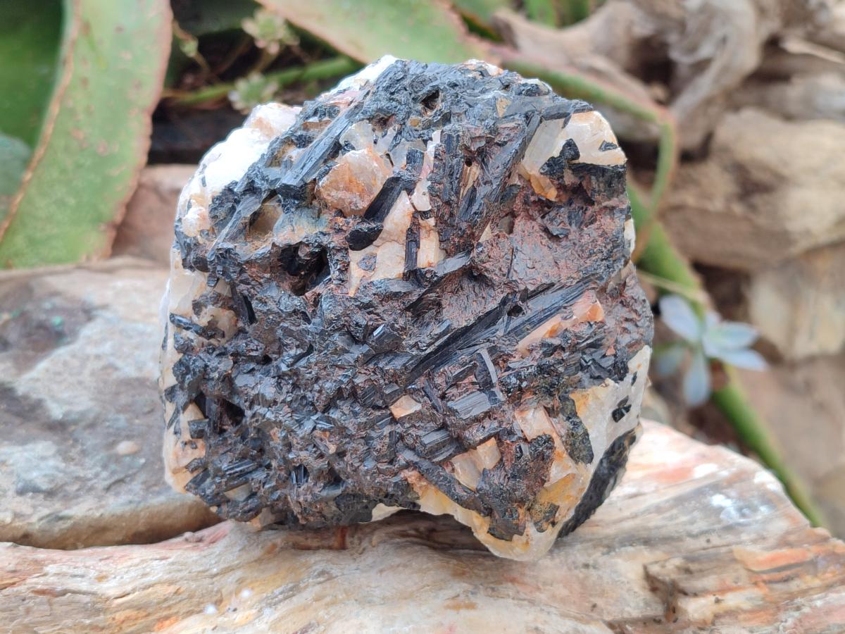 Natural Black Tourmaline in Quartz x 3 From Zimbabwe - Toprock Gemstones and Minerals 
