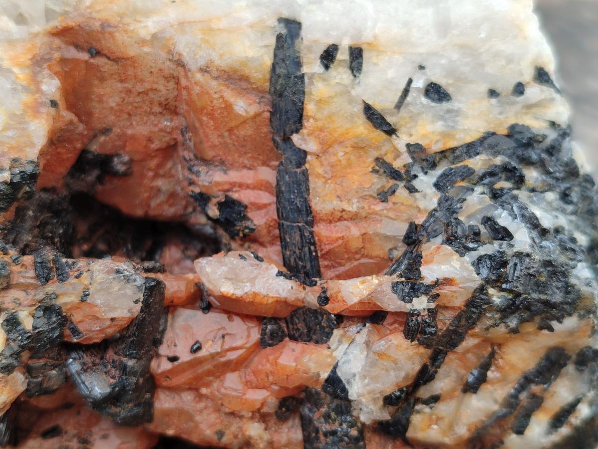 Natural Black Tourmaline in Quartz x 3 From Zimbabwe - Toprock Gemstones and Minerals 