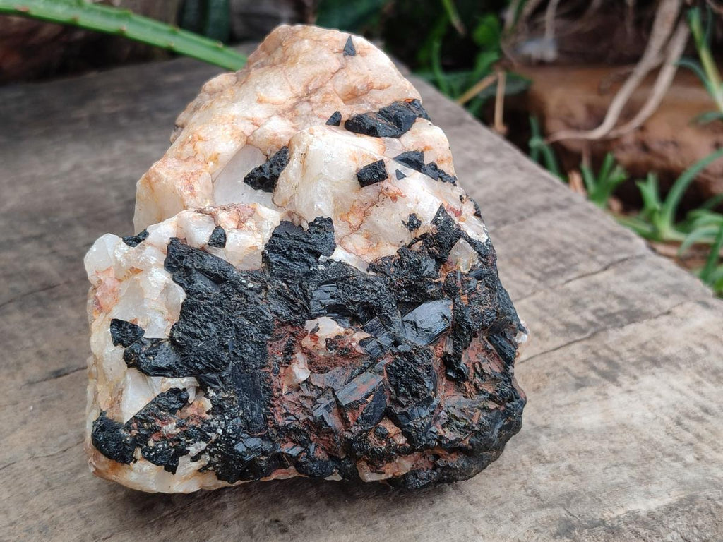 Natural Black Tourmaline in Quartz x 3 From Zimbabwe - Toprock Gemstones and Minerals 