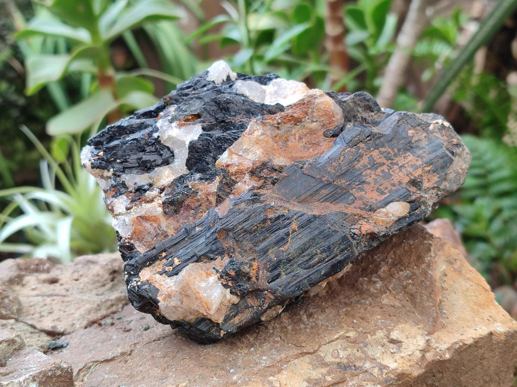 Natural Black Tourmaline in Quartz x 3 From Zimbabwe - Toprock Gemstones and Minerals 