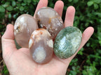 Polished Flower Agate Palm Stones x 12 From Antsahalova, Madagascar - Toprock Gemstones and Minerals 